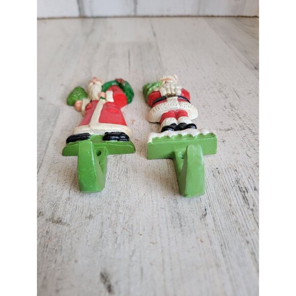 Metal Vintage Santa Claus hanging hook decor set home wall - Picture 4 of 7